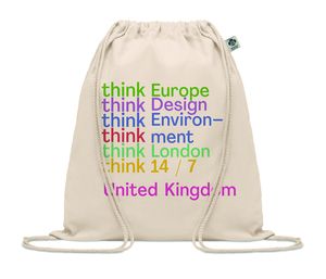 YUKI Eco-Friendly Organic Cotton Drawstring Bag