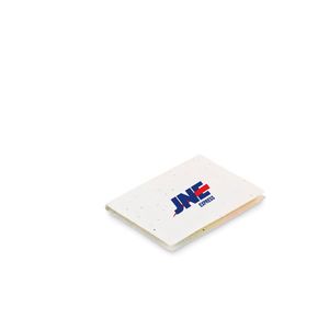 VISON SEED Eco-Friendly Seed Paper Sticky Note Pad with Page Markers