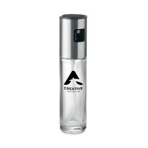 FUNSHA Elegant Glass Oil Spray Dispenser with Steel Lid