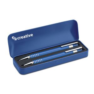 ALUCOLOR Set Kugelschreiber mit Metalletui - GiftRetail MO7323