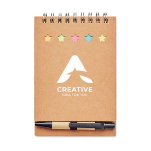 MULTIBOOK Eco-Friendly Notepad Set with Pen and Sticky Notes