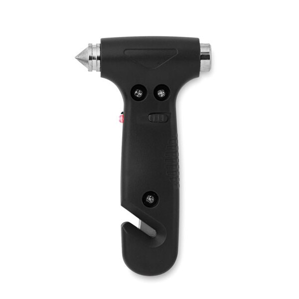 RESQ Multi-Function Emergency Hammer with LED Light - GiftRetail MO8470