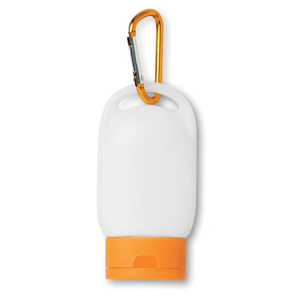 SUNCARE Praktische Sonnencreme mit Karabiner SPF25 - GiftRetail MO8512