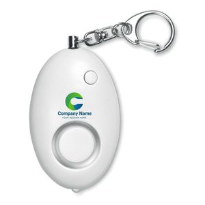 ALARMY Compact Personal Alarm with LED Light and Key Ring