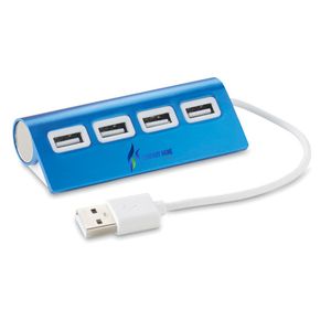 ALUHUB 4 Port USB Hub - GiftRetail MO8853