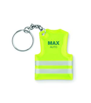 VISIBLE RING High-Visibility Reflective Vest Keychain Accessory