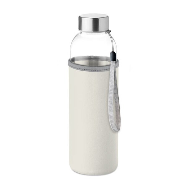 UTAH GLASS Umweltfreundliche 500ml Glasflasche mit Neoprenhülle - GiftRetail MO9358