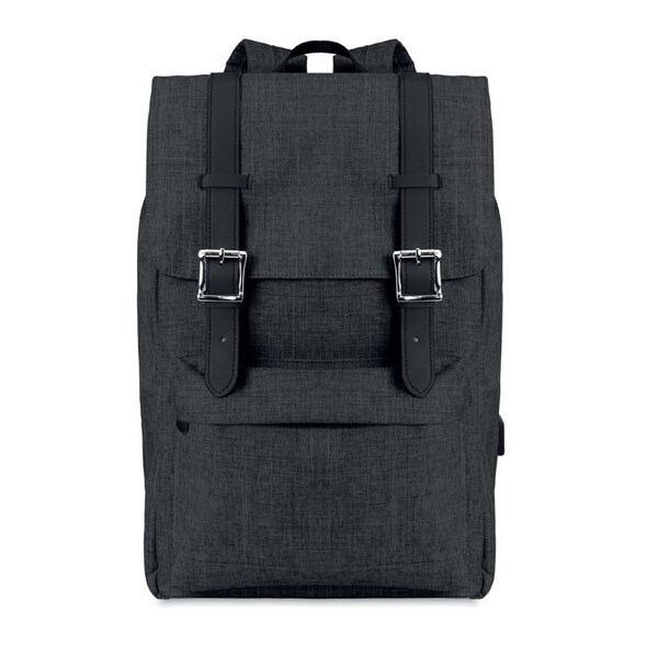 RIGA Urbaner Laptop-Rucksack mit USB-Ladefunktion - GiftRetail MO9439