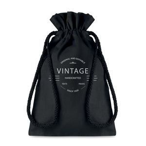 TASKE SMALL Eco-Friendly Organic Cotton Drawstring Bag