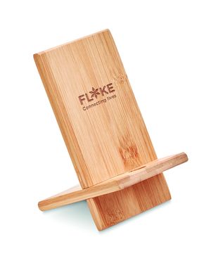 WHIPPY Eco-Friendly Bamboo Phone Stand for Home and Office