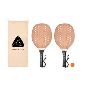 PALAS Beachball Spiel Rosenholz