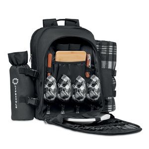 DUIN Deluxe 4-Person Picnic Backpack with Cooler