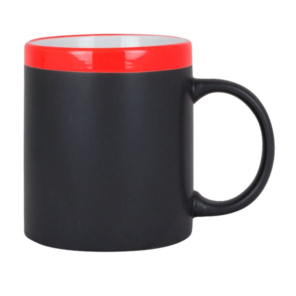 Goya 28199 - Ceramic 300ml Mug with Matching Chalk SLATE