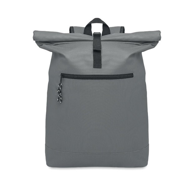 IREA Durable 600D Polyester Rolltop Laptop Backpack - GiftRetail MO2170