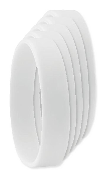 Pack of 50 GiftRetail MO8913 - Durable Event Silicone - Wristband for All Occasions