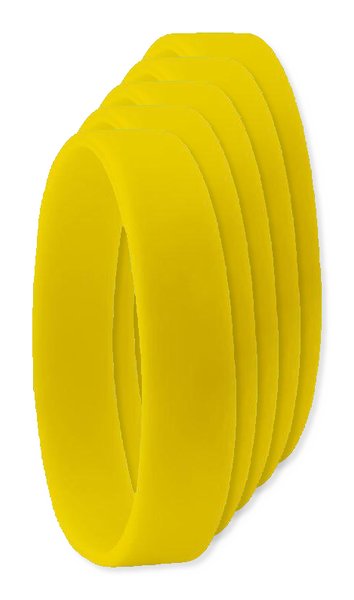Pack mit 50 GiftRetail MO8913 - EVENT Silikon Armband 