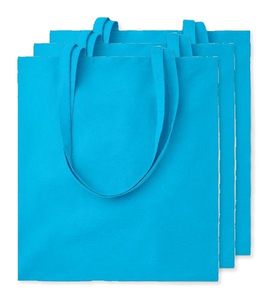 Pack mit 30 GiftRetail MO9268 - COTTONEL COLOUR + Shopping Bag Cotton 140g/m²