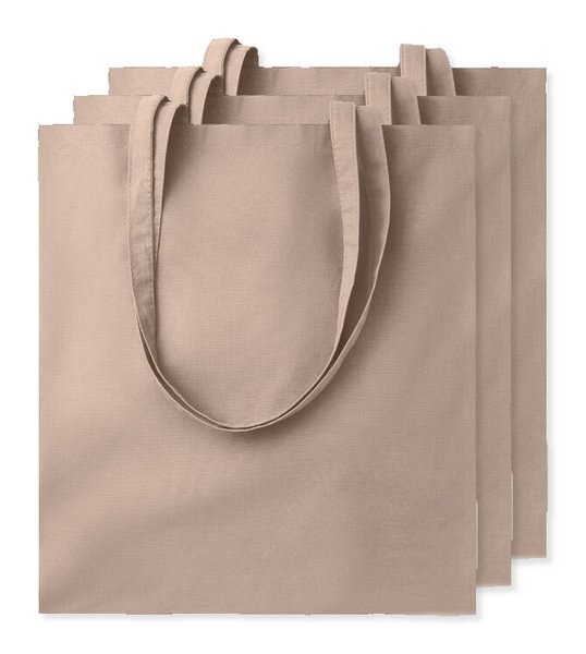 Pack mit 30 GiftRetail MO9268 - COTTONEL COLOUR + Shopping Bag Cotton 140g/m²