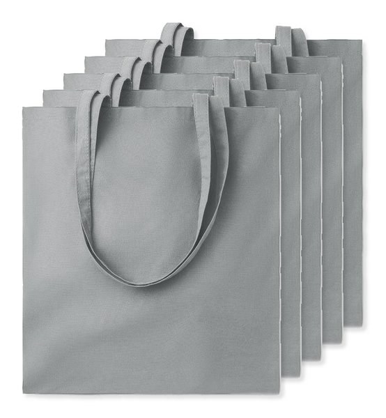 Pack mit 50 GiftRetail MO9268 - COTTONEL COLOUR + Shopping Bag Cotton 140g/m²