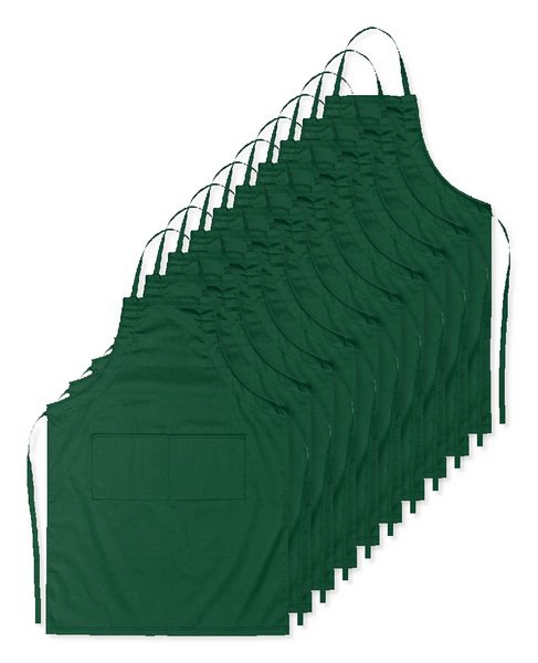 Pack mit 100 GiftRetail MO8441 - FITTED KITAB Küchenschürze