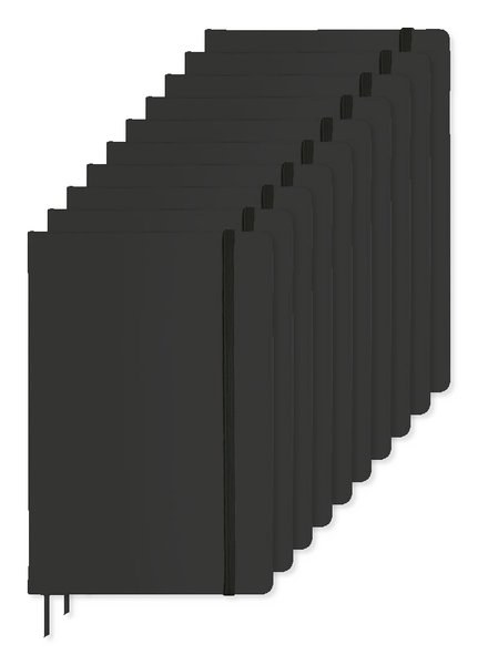 Pack mit 10 GiftRetail AR1804 - ARCONOT DIN A5 Notizbuch