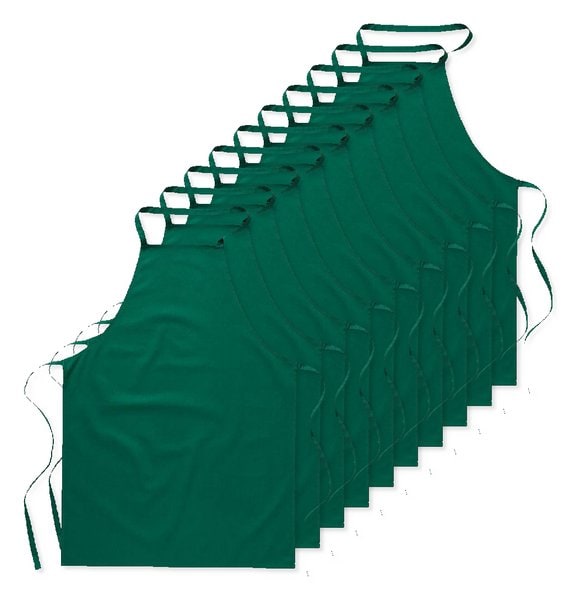 Pack mit 10 GiftRetail MO7251 - KITAB Vielseitige Baumwollschürze für Küche und Garten
