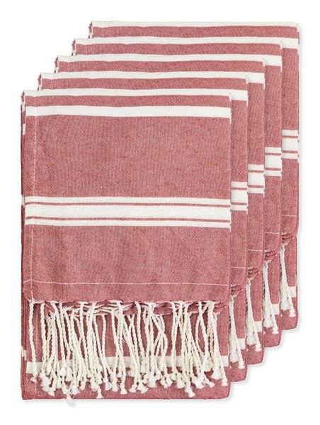Pack of 5 Goya 39000 - Fouta Style Pareo Towel, 90x180cm, Cotton-Polyester ZANZIBAR