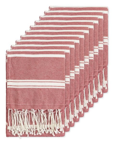 Pack of 10 Goya 39000 - Fouta Style Pareo Towel, 90x180cm, Cotton-Polyester ZANZIBAR