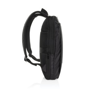 XD Collection P763.49 - Flexpack Aware™ Erweiterbarer, schlanker 15,6-Zoll-Laptoprucksack aus RPET