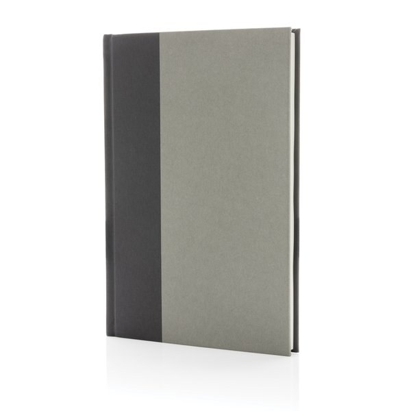 XD Collection P774.54 - Wörter A5-Notizbuch aus GRS-zertifiziertem RPET und Kraftpapier