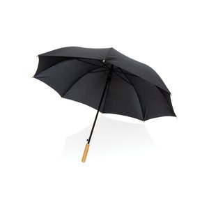 XD Collection P850.66 - 27" Impact AWARE™ RPET 190T Automatik-Öffnungs-Bambusregenschirm