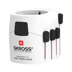 Skross RB1.10314 - SKROSS Pro 3-Pol-Weltreiseadapter