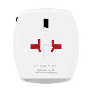 Skross RB1.30296 - SKROSS World Travel Adapter MUV 2-pole with USB A and C