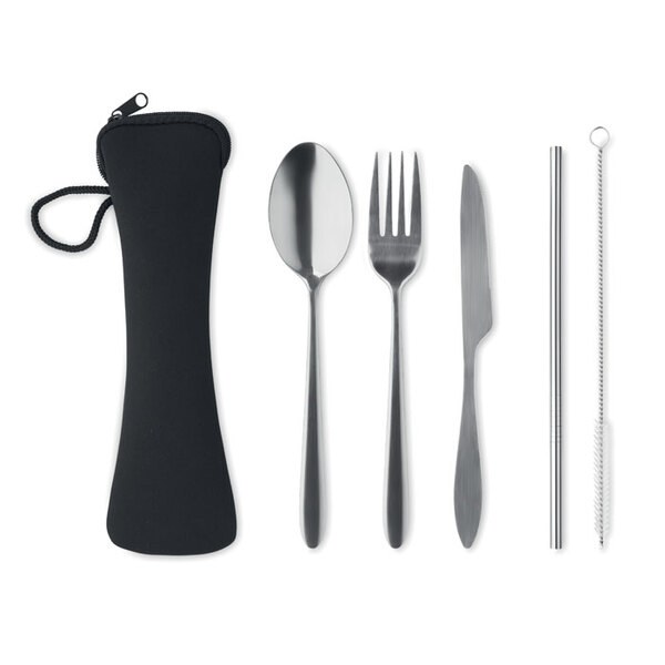 5 SERVICE Besteck-Set Edelstahl - GiftRetail MO6149