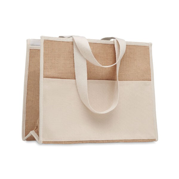 CAMPO DE GELI Jute-Canvas Shopping Tasche - GiftRetail MO6160