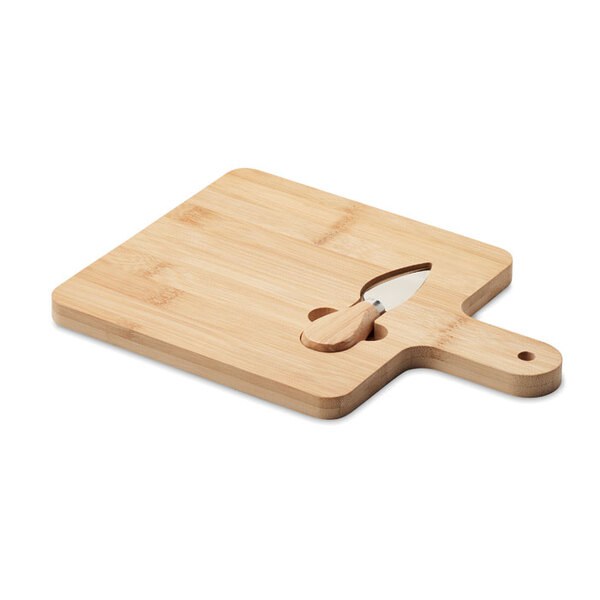DARFIELD Set de queijo em bambu - GiftRetail MO6415