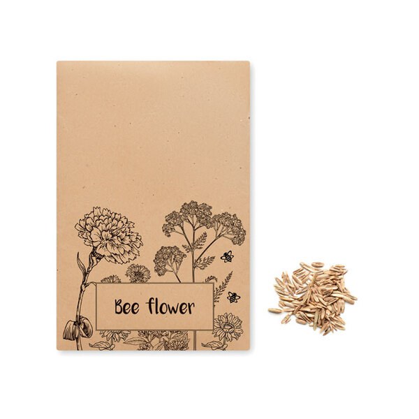 SEEDLOPEBEE Flowers mix seeds in envelope - GiftRetail MO6501