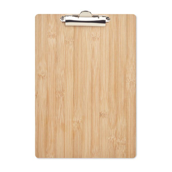 CLIPBO Eco-Friendly A4 Bamboo Clipboard for Office Use - GiftRetail MO6535