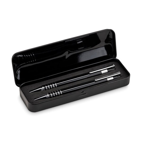 ALUCOLOR Set Kugelschreiber mit Metalletui - GiftRetail MO7323