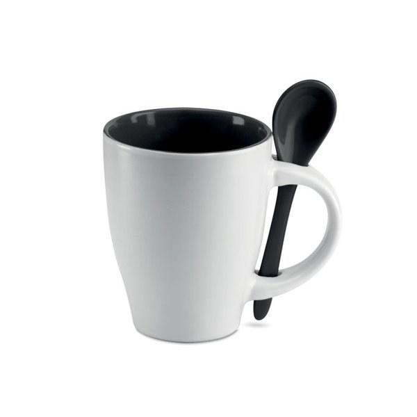 DUAL Becher mit Löffel - GiftRetail MO7344