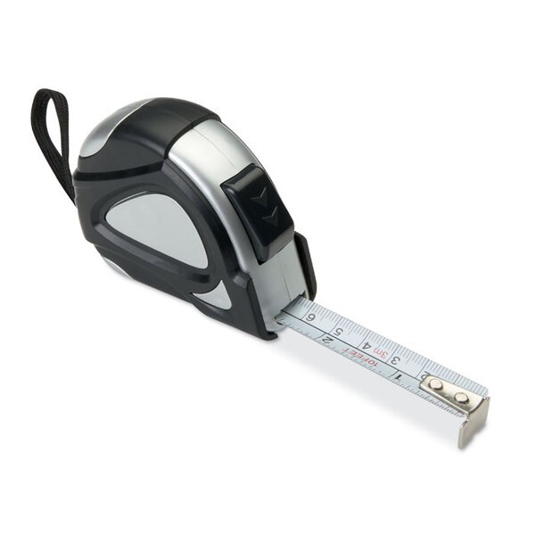 DAVID Professionelles 3m Maßband mit Silbergehäuse - GiftRetail MO8237