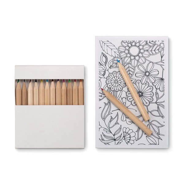 PAINT&RELAX Mal-Set mit Buntstiften - GiftRetail MO8850
