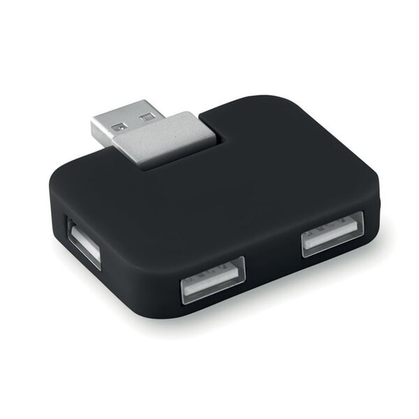 SQUARE 4 Port USB Hub - GiftRetail MO8930