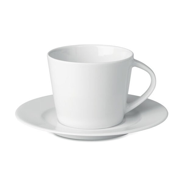 PARIS Cappuccino Tasse und Untertasse - GiftRetail MO9080