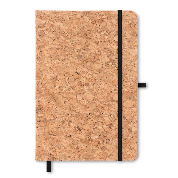 SUBER DIN A5-Notizbuch mit Kork - GiftRetail MO9623