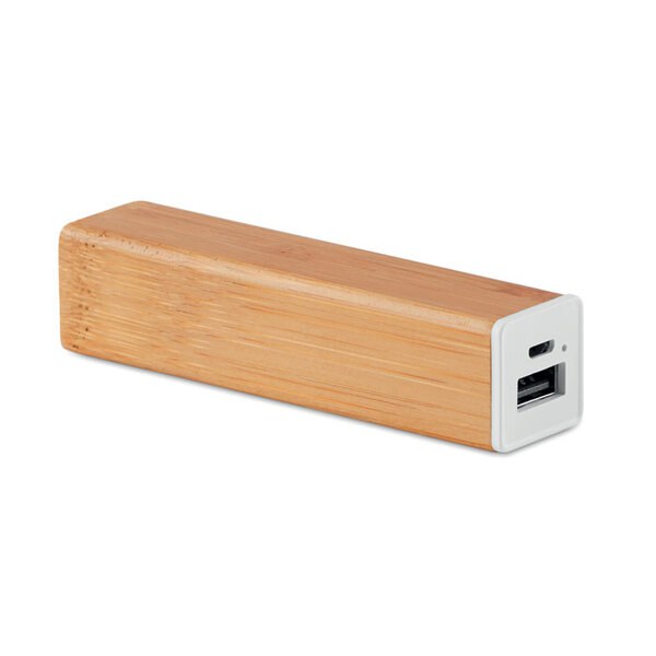 POWERBAM Powerbank 2200 mAh Bambus - GiftRetail MO9673