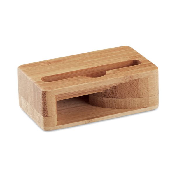 CARACOL Eco-Friendly Bamboo Smartphone Stand and Amplifier - GiftRetail MO9706