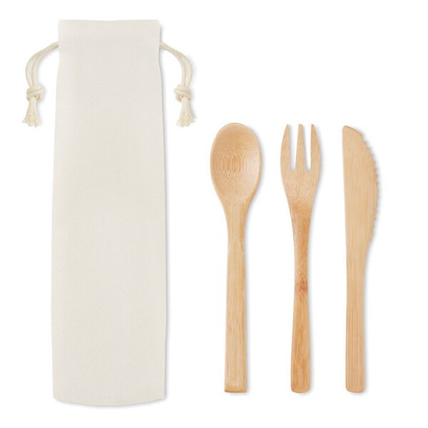 SETBOO Besteck-Set Bambus - GiftRetail MO9786