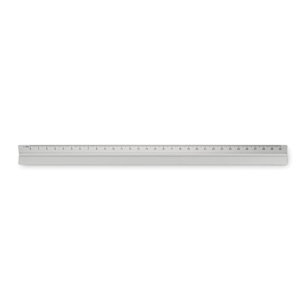 TRIA Dreikantlineal Aluminium 30cm - GiftRetail MO6698