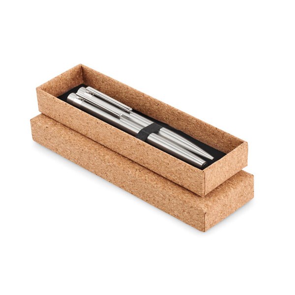 GRAZ SET Schreibgeräte-Set aus Edelstahl - GiftRetail MO6795